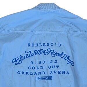 KEHLANI Blue Water Road Trip Tour - Live Nation Oakland Arena 9/30/22 Jacket XL